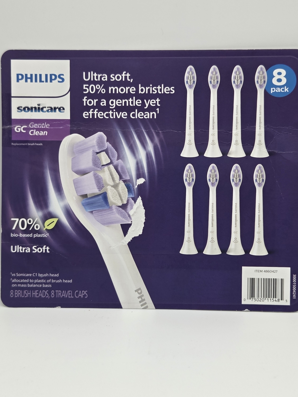 Philips Sonicare Brush Heads GC Gentle Clean 8 Pack